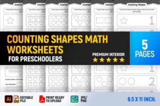 latihan matematik prasekolah kira bentuk